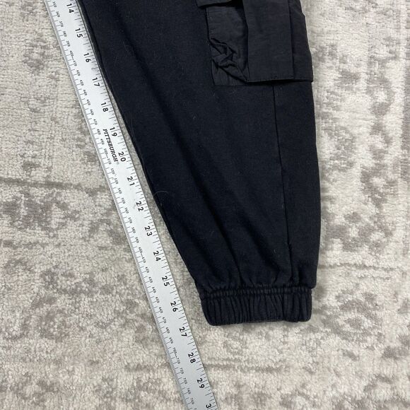 Garage Joggers Black Cargo Pockets Outdoor Cotton Blend Y2k Women’s Size XS - Picture 3 of 5